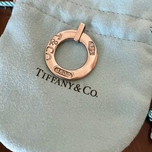 Tiffany & Co Open Circle Pendant Silver